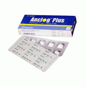 Anclog Plus Tablet 75 mg+75 mg (1 Strip=10 Pieces)