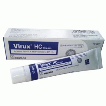 Virux-HC Cream 5%+1% (10 gm)