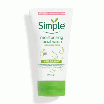 Simple facial wash