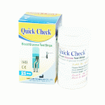 Quick Check Blood Glucose Test Strip 25's Pack