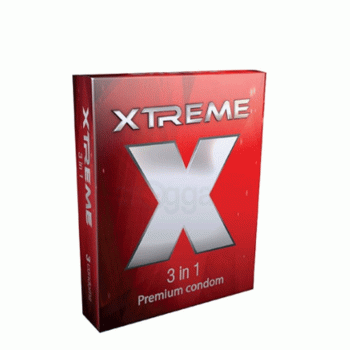 Xtreme 3 In 1 Premium Condom 3's Pack