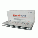 Abecab Tablet 10 mg+40 mg (1 Strip=10 Pieces)
