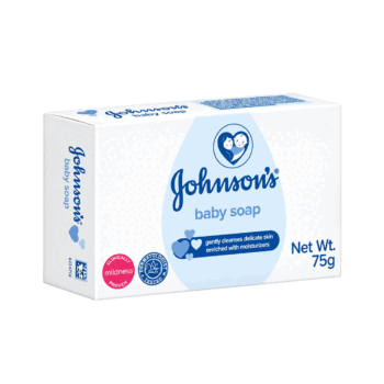 Johnson's Baby Soap – Enriched with Moisturizers (75g)