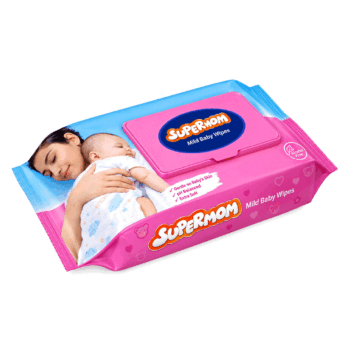 Supermom Baby Wipes 120 Pieces