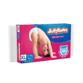 Supermom Baby Diaper – Extra Large Size (XL)