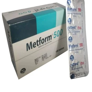 Metform Tablet 500 mg (1 Strip=10 Pieces)